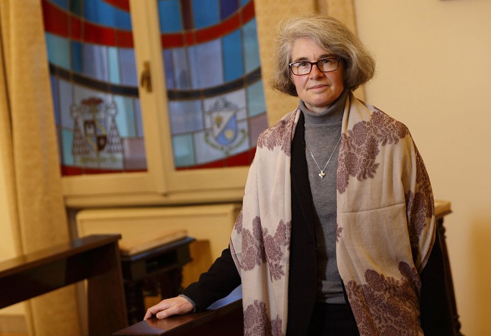 Xavière Missionary Sr. Nathalie Becquart, undersecretary of the Synod of Bishops, in the chapel at her office at the Vatican on Jan. 5 (CNS/Paul Haring) Xavière Missionary Sr. Nathalie Becquart, undersecretary of the Synod of Bishops, in the chapel at her office at the Vatican on Jan. 5 (CNS/Paul Haring)