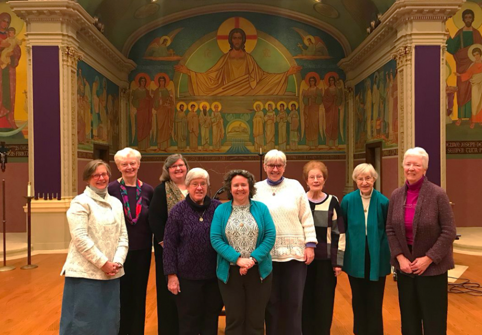 The Benedictine Sisters of Chicago Sisters and Oblates host friends at St. Scholastica Monastery, sharing about community, hospitality, love of learning, ministry and prayer. (Courtesy of Catholic Sisters Week)