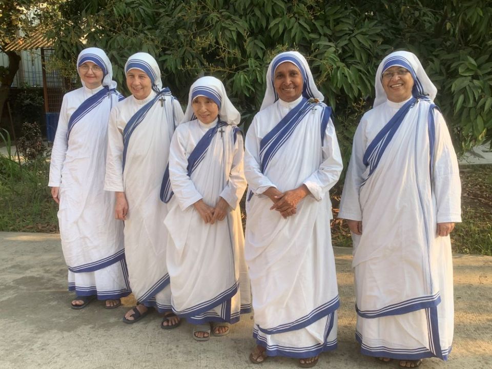 The members of the new general council of the Missionaries of Charity. (Francis Sunil Rosario)