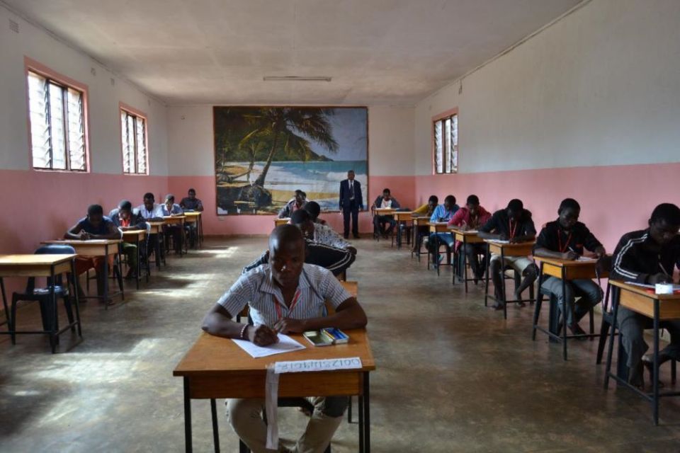 inmates are taking their national primary school examinations. (Courtesy of Anna Tommasi)