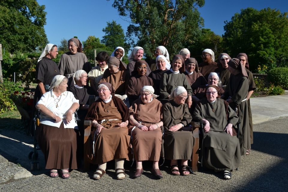 The 23 members of the Poor Clare community in Arundel, Sussex, United Kingdom (Provided photo)
