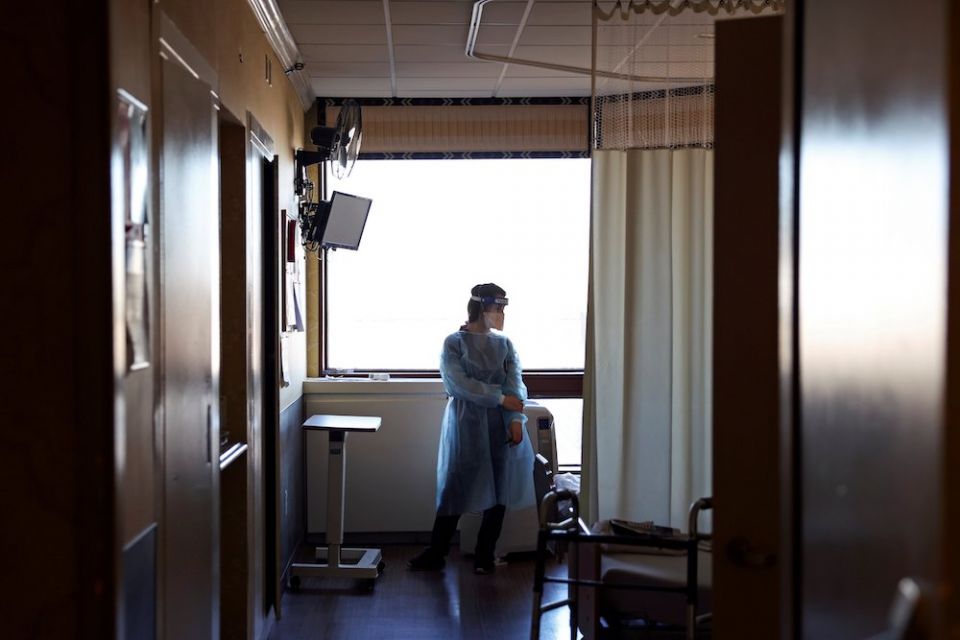 A Walgreens pharmacist prepares the Pfizer-BioNTech coronavirus vaccine at Hamilton Park Nursing and Rehabilitation in the Brooklyn borough of New York City on Jan. 4. (CNS/Reuters/Yuki Iwamura)