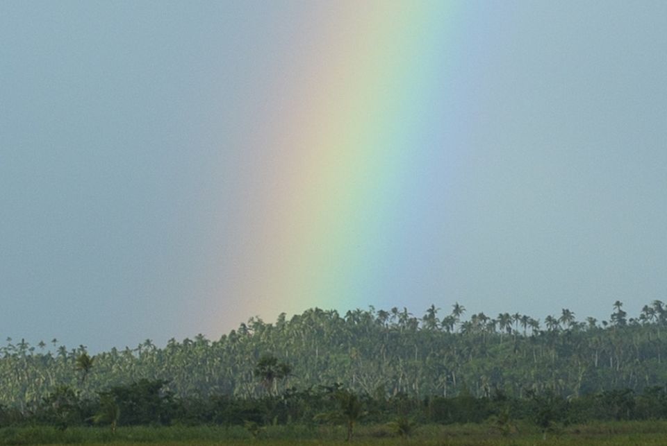 Rainbow near Basey, Philippines, 2014 (CNS/Tyler Orsburn)
