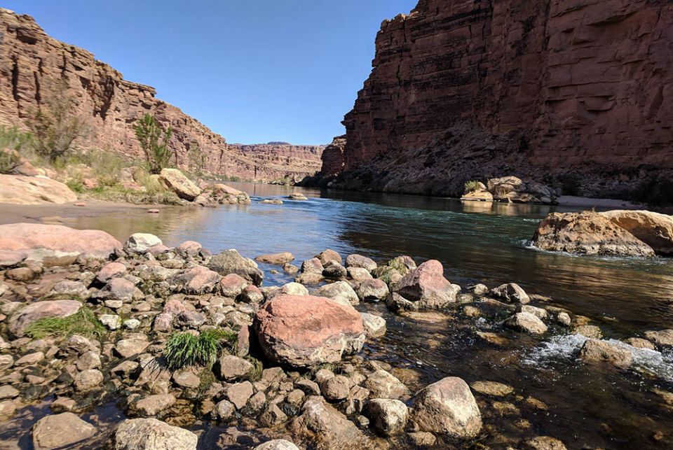 The Colorado River is pictured; the Navajo Nation is the largest Indian reservation in the United States. (Peter Tran)