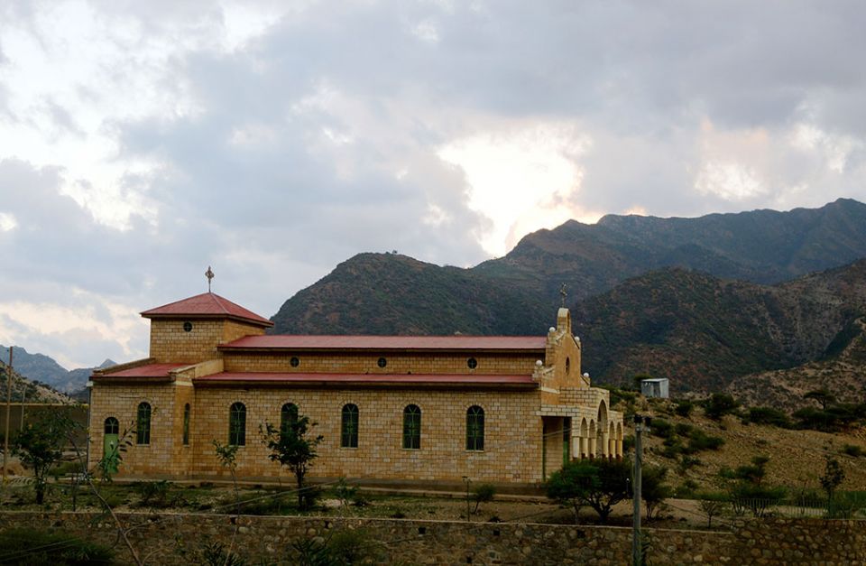 The Catholic church in Dawhan, Ethiopia (GSR photo/Melanie Lidman)