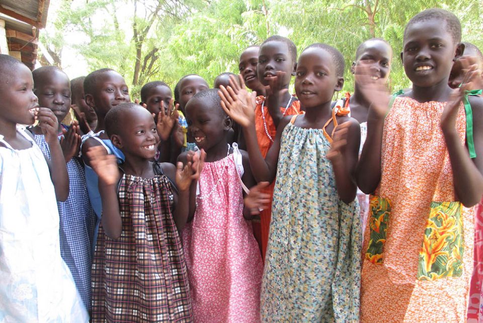 Girls from different ethnic groups attend the St. Bakhita Primary School in Narus, South Sudan, in a program supported by Mercy Beyond Borders. (Courtesy of Mercy Beyond Borders)