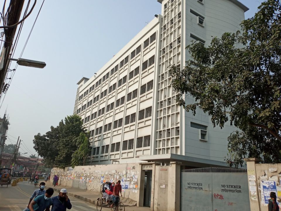 Holy Cross College in Dhaka, Bangladesh, is one of the top colleges in the country for female students. (Sumon Corraya)