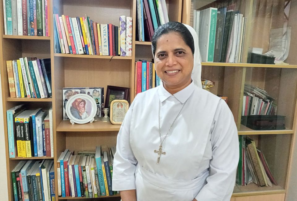 Sr. Lipy Gloria Rozario of the Sisters of Our Lady of Sorrows is the director of the Healing Heart Counseling Unit in Dhaka, Bangladesh. (Sumon Corraya)
