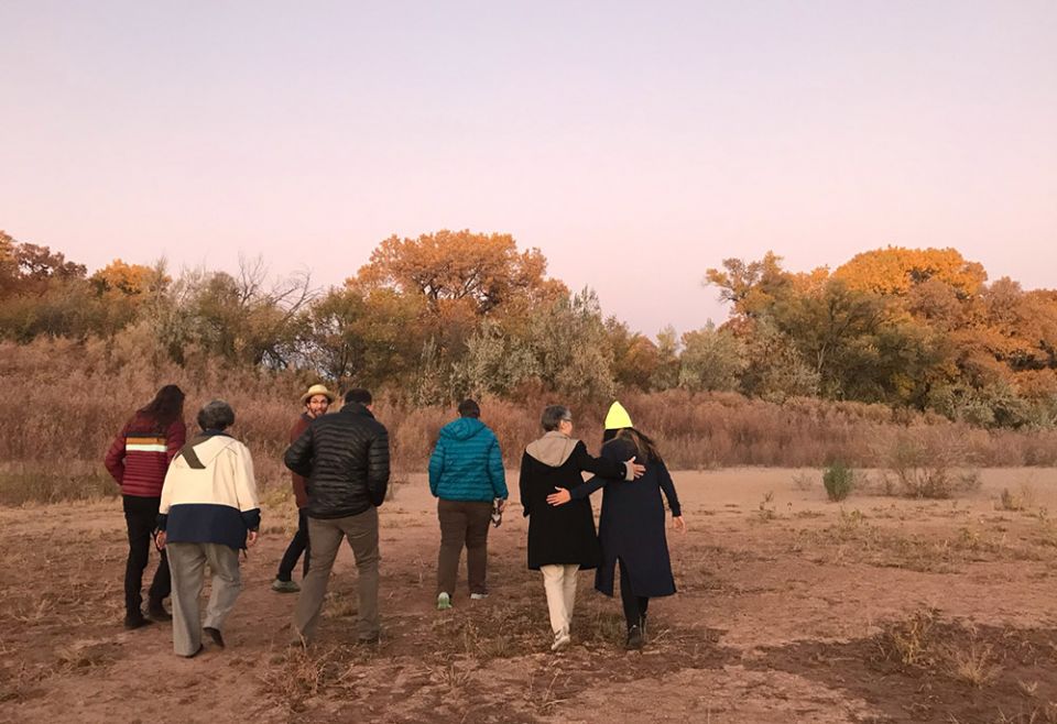The Nuns and Nones team on the Rio Grande, October 2021 (Courtesy of Brittany Koteles)