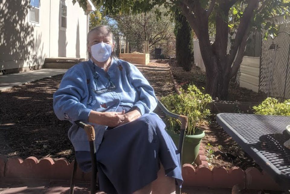 Sr. Catherine France, a Daughter of Charity and spiritual advisor for the St. Vincent de Paul Society in Tuba City, has had to adjust how the ministry operates since the onset of the coronavirus pandemic. Phone visits instead of home visits are carried ou