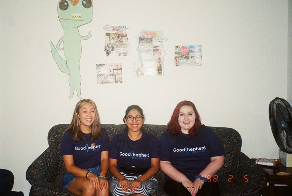 A film photo of my community and me (left) in the beginning of our service year in August 2020 (Provided photo) A film photo of my community and me (left) in the beginning of our service year in August 2020 (Provided photo)