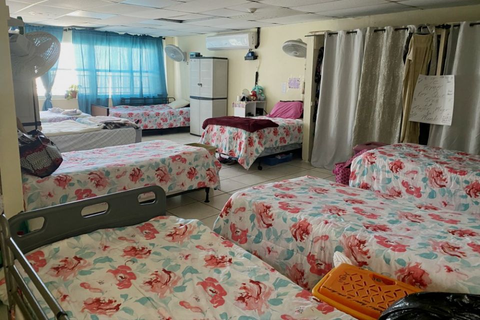 The Home of the Good Shepherd in San Juan, Puerto Rico, has 50 beds, with one bedroom for women and three bedrooms for men. (GSR photo / Soli Salgado)