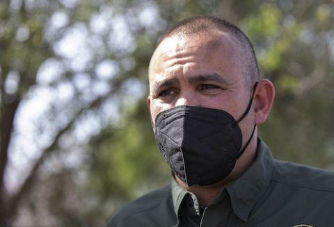 Chris Cabrera, vice president of the National Border Patrol Council (Nuri Vallbona)
