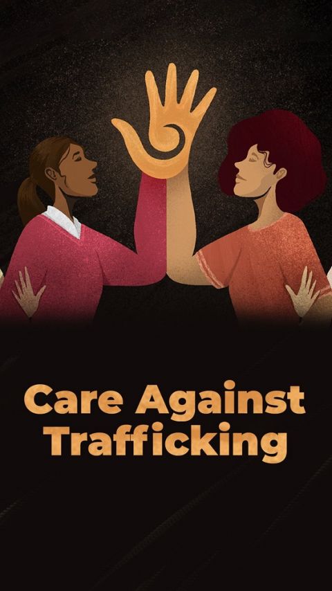 The logo for the "Care Against Trafficking" campaign