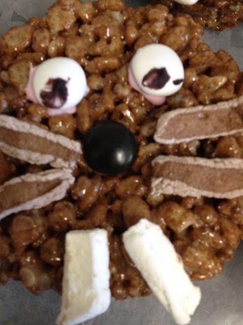 A bunny Rice Krispies Treat made by Sr. Karen Zielinski (Courtesy of Karen Zielinski)