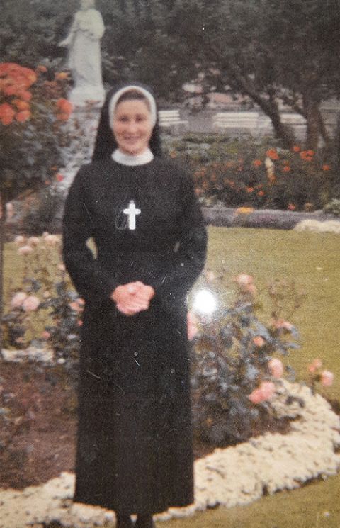 Presentation Sr. Anne Lyons on the day of her first profession in 1973 at the Presentation Convent in Thurles, County Tipperary, Ireland (Courtesy of Anne Lyons)