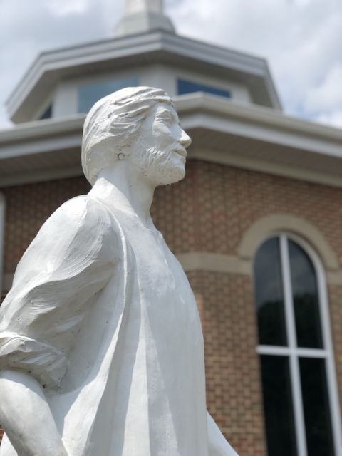 Statue of St. Joseph outside the chapel at the new facility in Cleveland for the Congregation of St. Joseph sisters (Courtesy of the Congregation of St. Joseph)
