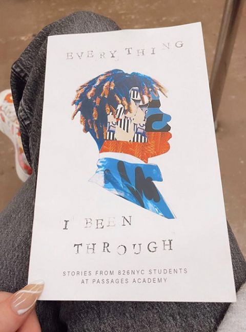 While in our program, the boys I work with go to an alternative school that other nonsecure placements also attend. In 2020, the students of Passages Academy were able to publish a book, "Everything I Been Through."