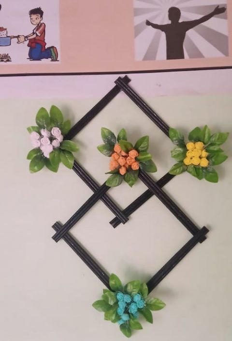 A craft from the lockdown collection of orphans at Jeevodaya in Itarsi. (Provided photo)
