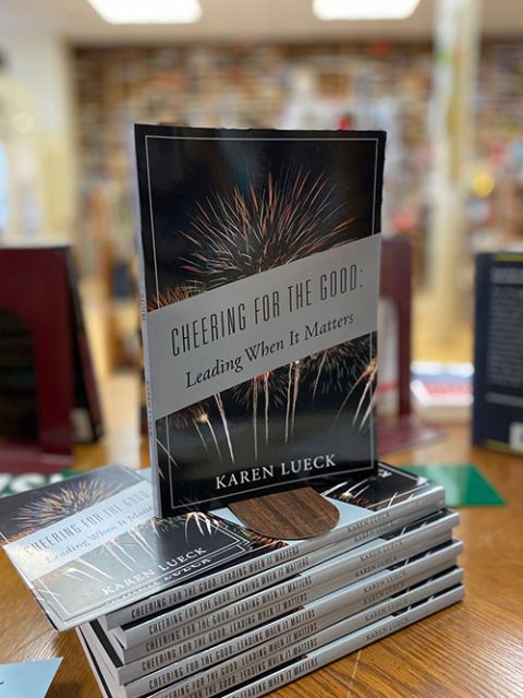Sr. Karen Lueck's new book, "Cheering for the Good: Leading When It Matters," is available now. (Courtesy of the Franciscan Sisters of Perpetual Adoration)