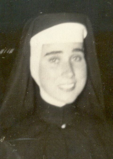 Sr. Mary Flood during her profession of vows as a Sister of St. Dominic of Blauvelt, New York, in June 1966 (Courtesy of Sr. Mary Flood) Sr. Mary Flood during her profession of vows as a Sister of St. Dominic of Blauvelt, New York, in June 1966 (Courtesy of Sr. Mary Flood)