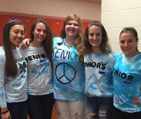 My childhood friends and me in our senior year of high school for spirit week in 2016. It is still unfathomable to me that we're still friends today, and we're closer than we've ever been. (Provided photo)