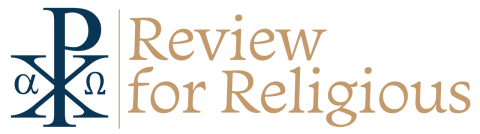 Logo for Review for Religious (Courtesy of the Conference of Major Superiors of Men)