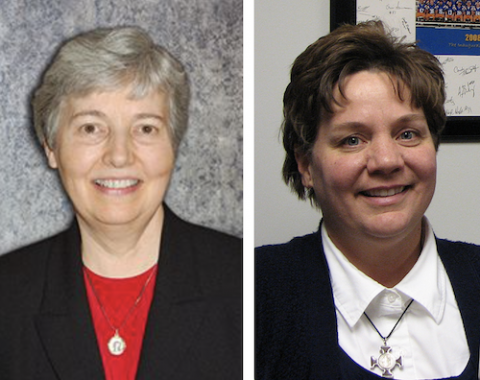 Left: Sr. JoAnn Krebsbach, co-director, Benedictine Volunteers; Right: Sr. Lisa Maurer, vocation director, St. Scholastica Monastery, Duluth, Minnesota (Provided photos)