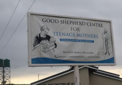 Good Shepherd Centre sign