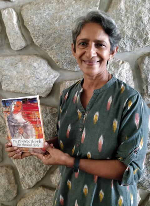 Kochurani Abraham is pictured in this photo; Abraham is a feminist theologian and co-author of the book My Prophetic Struggle: The Narakkal Story. (Courtesy of Kochurani Abraham)