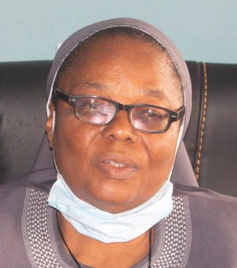 Medical Missionaries of Mary Sr. Charity Munonye is St. Patrick's Mile Four Hospital administrator. (GSR photo/Valentine Iwenwanne)