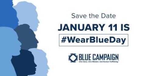Graphic Save the Date Jan. 11 is #WearBlueDay