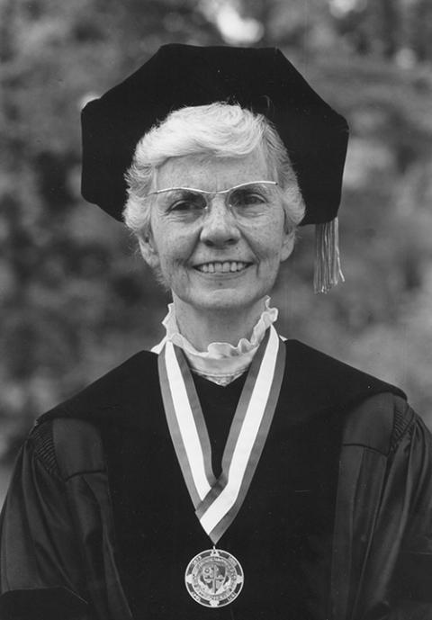 Sr. Kathleen Feeley in 1992, when she was president of the College of Notre Dame of Maryland (Courtesy of Notre Dame of Maryland University)
