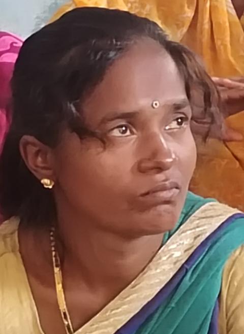 Gadyamma, a devadasi (temple dancer) who has benefitted from a Catholic initiative to eradicate the age-old enslaving tradition in southern India (Thomas Scaria)