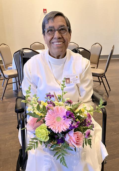 Guadalupan Missionaries of the Holy Spirit Sr. Maria Eugenia Moreno celebrates her 50th jubilee of religious life in Birmingham, Alabama. (Courtesy of Maria Elena Méndez Ochoa)