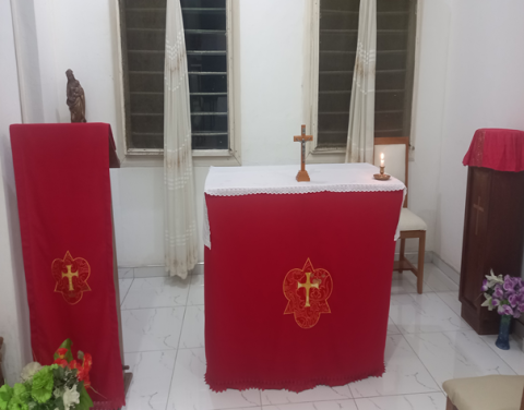 The Society of the Holy Child Jesus community chapel in Cape Coast, Ghana (Courtesy of Gifty Atampoka Abane)