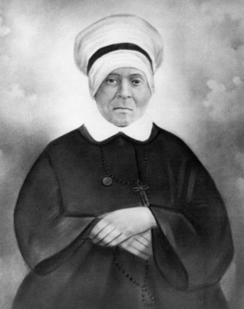 This painting depicts Mother Mary Elizabeth Lange, who founded the Oblate Sisters of Providence in Baltimore, the world's first sustained women's religious community for Black women. (OSV News/CNS file)