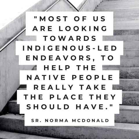 Quote from Sr. Norma McDonald