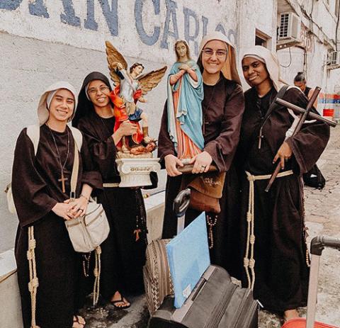 Las Hermanas Pobres de Jesucristo publicaron una “nota oficial” en Facebook el 3 de julio anunciando la salida de la comunidad de Nicaragua y su llegada a El Salvador. (Foto: cortesía de las Hermanas Pobres de Jesucristo, vía Facebook)