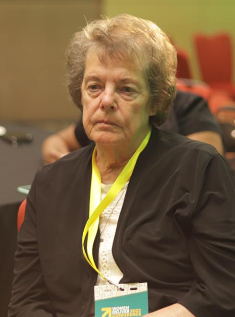 Notre Dame Sr. Gina Marie Blunck, executive director of Conrad N. Hilton Fund for Sisters (GSR photo/Doreen Ajiambo)
