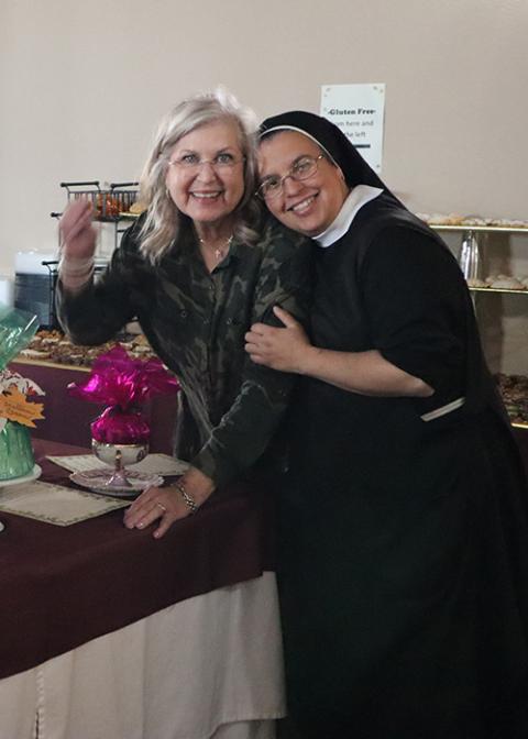 Ann Beddingfield at the sisters' fundraising gala (Courtesy of Franciscan Sisters of Christ the Light)