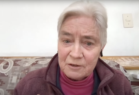 Maryknoll Sr. Patricia Ryan, a social justice and human rights advocate, speaks at a Sept. 14 Georgetown University public dialogue "Catholic Sisters Living the Church's Social Mission: Signs of Hope."