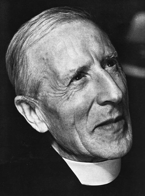 Pierre Teilhard de Chardin in 1947 (Wikimedia Commons/Archives des jésuites de France)