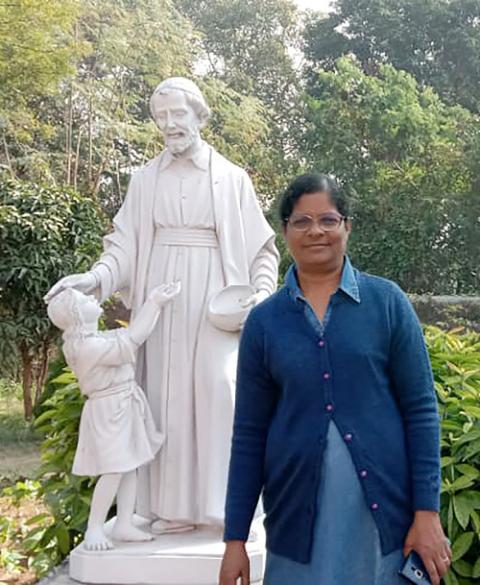Sr. Leena Padam, a member of the Sisters of Charity of Nazareth, attended a training session in Kolkata on the Grievance Redressal Cell launched by the Conference of Religious Women India. (Courtesy of Leena Padam)