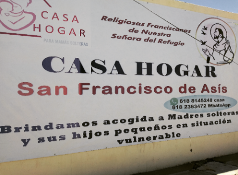 Casa Hogar sign