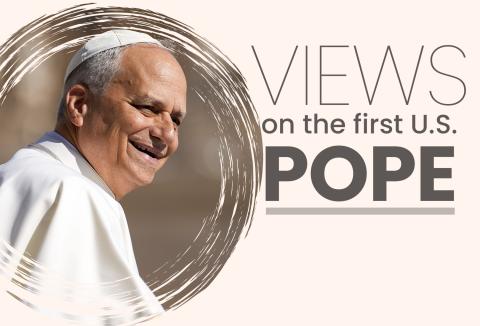 Views on the first U.S. pope - logo
