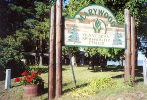 Sign for the Marywood Franciscan Spirituality Center
