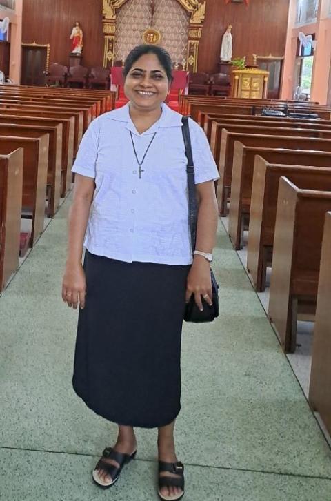 Sr. Suporna Rozario administers two centers in Dhaka, Bangladesh, which serve 51 people, mostly children, with disabilities. (Courtesy of Suporna Rozario)