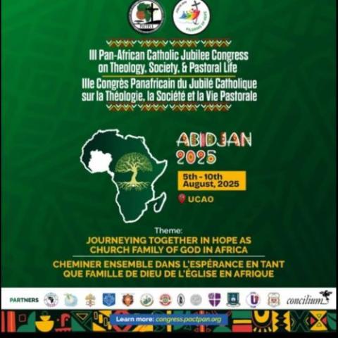 Poster for the III Pan-African Catholic Jubilee Congress organized by the Pan-African Catholic Theology and Pastoral Network, or PACTPAN, held in Abidjan, Ivory Coast, in August 2025  (Courtesy of Grace Akunna John-Emezi)
