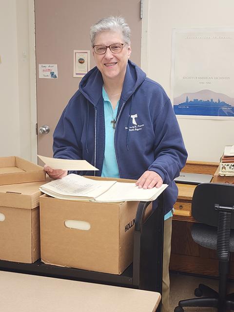 Sr. Mary Serbacki, a core partner in the effort to build the Franciscan Central Archive (Courtesy of the Franciscan Central Archive)